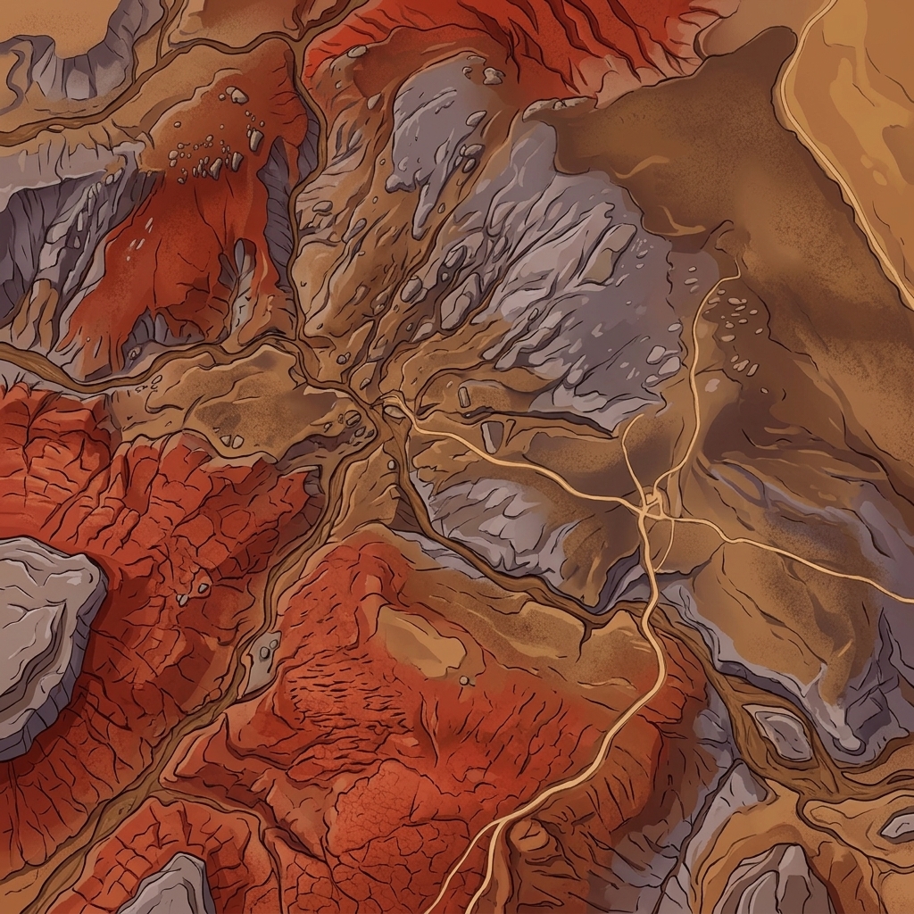 Forest Map Background
